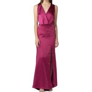 Adelyn Rae Fuchsia Maxi Formal Dress